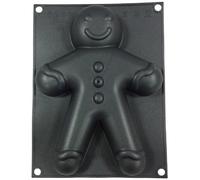 Patisse 19210 Moule à Pain d'Epice Forme de Bonhomme Platine Noir 23 cm