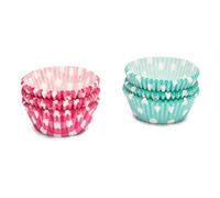 patisse 2047918 Caissette à Cupcakes Lot de 200 Pièces Papier Carreau/Cercles