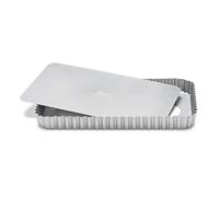 PATISSE Moule à tarte rectangulaire antiadhésif en acier revêtu - 32x22 cm