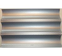 Patisse Moule 3 baguettes revêtu Silver Top 38 cm
