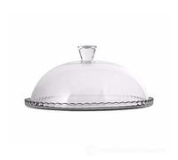 PASABAHCE Assiette avec Dôme Pâtisserie Très Table Arredo 64584