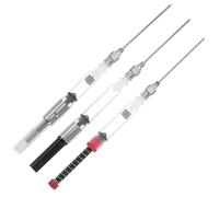 PATKAW Absorbeur Auxiliaire D'encre pour Stylo à Plume, Kit de Recharge Compact et Léger en Acier Inoxydable et Plastique, Compatible 3,4mm et 2,6mm, Pack de 6 Pièces pour Fournitures