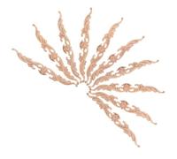 PATKAW Appliques en Bois Sculptées pour Meubles 10 Pièces | Finition Lisse, Style Vintage Rétro Moderne Élégant, Ornement Décoratif Raffiné pour Amélioration Rapide