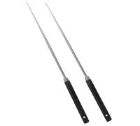 PATKAW Baguettes Japonaises Légères et Réutilisables en Acier Inoxydable Design Élégant Noir 1 Paire pour Usage Domestique et Restaurant