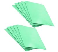 PATKAW Chiffon Doux à Polir les Bijoux en Microfibre Vert Double Couche, 10 Pcs, Pratique Rayure pour Nettoyage et Entretien des Bijoux