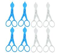 PATKAW Ciseaux à Gâteau en Abs 12pcs pour Transfert de Fleur Crème, Design Détachable, Facile à Utiliser et Nettoyer, Accessoires Pâtisserie DIY et Anniversaire