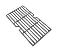 PATKAW Grille de Cuisson Barbecue en Fonte Noire, Rectangulaire 20x36 Cm | Émail Protecteur, Bord Surélevé Épais, Usage Extérieur au Feu de Camp, Cuisson, Rôtissage et Vapeur