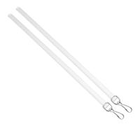 PATKAW Lot de 2 Bâtons D'inclinaison pour Aveugle en PVC Transparent 30 Cm Crochet pour Capuchons de Baguette, Facile à Entretenir, pour Installation de Rideaux