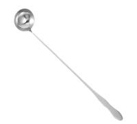 PATKAW Louche à Soupe Résistance Chaleur Manche Long de 32cm en Acier Inoxydable Cuillère Multifonction Élégante et Design Ergonomique Cuisine Maison et Restaurants