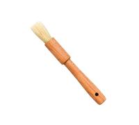 PATKAW Pinceau à Pâtisserie en Bois Marron avec Poils Résistants à L'eau et Manche Ergonomique pour Barbecue Cuisine