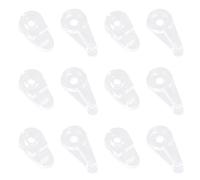 PATKAW Pinces à Verre en Plastique 50pcs avec vis Serre-Joints pour Meubles, Clips de Fixation pour Miroir en vitrines et Caves à vin, Serrage Stable et Usage Domestique