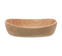 PATKAW Plateau Bois Bateau Bois Caoutchouc Plateau Apéritif Multifonction et Noix pour Salon et Table Basse