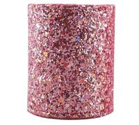 PATKAW Pot à Pinceaux de Maquillage Multifonctionnel Seau Épais Anti-poussière en PU Pailleté Rose, Organisateur de Rangement pour Pinceaux et Cosmétiques 1 pour Salle de Bain et Bureau