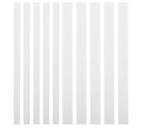 PATKAW Protège-lame pour Couteaux Dentelés en Pvc Blanc, Lot de 10 Pièces, Sécurité et Réutilisable Cuisine et Usage Domestique