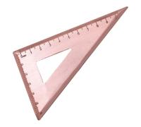 PATKAW Règle Cuivre Triangulaire Vintage Outil de Mesure Robuste et Portable pour Dessin et Bureau Adaptée aux Étudiants et Professionnels