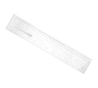 PATKAW Règle de Mesure de Fissure en Pet Transparent 0,15 Mm D'épaisseur, Outil de Mesure Précise des Défauts de Surface pour Inspection Industrielle, Carte de Contrôle