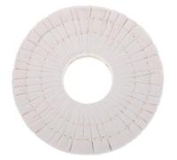 PATKAW Roue de Polissage en Tissu Blanc pour Plaqueuse de Chants Compatible Automatique, Accessoire pour Ligne de Production de Meubles à Grosse Échelle
