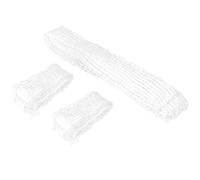 PATKAW Rouleau de Filet à Saucisse en Coton Blanc 3pcs, Filet Élastique Résistant pour Emballage de Viande, Cuisine Maison et Charcuterie