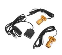 PATKAW Spot D'éclairage LED pour Bijoux en Aluminium Double Tête Réglable, Lumière Stable 3000k Usb, pour Vitrines Murales et Étagères D'exposition