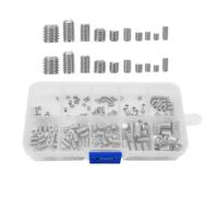 PATKAW Vis sans Tête Faciles à Utiliser Boîte de 200 M3-m8 en Acier Inoxydable Résistantes Corrosion Assortiment pour Fixation pour Réparations et Assemblages