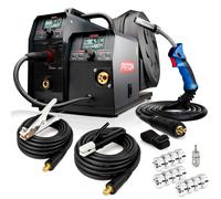 PATON ProMIG-350-15-4-400V Poste à souder MIG 3 en 1, - Poste à souder inverter professionnel avec torche, porte-électrode & pince de masse - Pour MIG/MAG