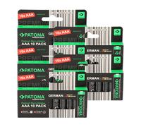 PATONA Premium 50X AAA Piles (5X10) Pack 1,5V Alcaline