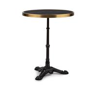 Patras Lux Table bistro avec trépied Table en marbre Ø : 57,5 cm Hauteur : 72 cm