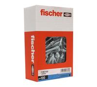 Fischer Pattes à vis PVB M7 x 50 mm taraudeuse - boîte 100 pièces