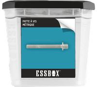 Patte à vis métaux ESSBOX SCELL-IT avec collerette - Boite de 100 - EX-9330116045
