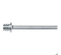 Fischer Patte à vis en acier zingué M6 x 60 mm embase 7 x 150 - 100 pièces