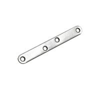 Patte d'assemblage inox mat HETTICH, L. 120 mm x l.15 mm x H.0.2 cm