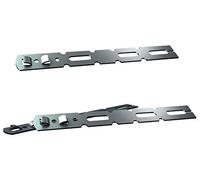 PATTE DE FIXATIONS POUR MENUISERIES A LA MACONNERIE POUR PORTE OU FENETRE Patte de fixation en acier galvanisé L. 220 mm l. 25 mm Ep. 1,5 mm