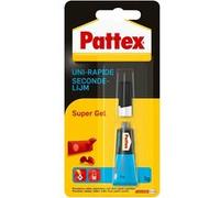 Pattex Colle forte instantanée formule gel- tube de 3gr, Transparente