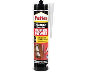 Pattex 1825900 Colle de montage "Super Power" 370 g, Blanc