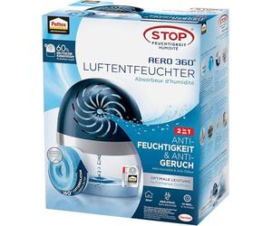 Pattex 2160520 Déshumidificateur "Aero 360°", Noir/transparent