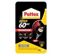 Pattex Colle universelle 60 sec – tube 20 g, prise rapide – transparente