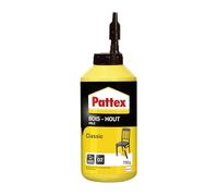 Pattex Colle Bois Classic (biberon de 750 g) Hautement résistante, Vinylique pour montage, Assemblage, Placage ou Contrecollage sur bois