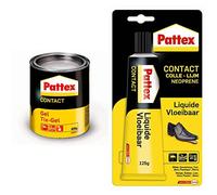 Pattex Colle contact type néoprène- Formule Gel tous matériaux- boite 625 gr & Pattex Colle contact type néoprène- Formule Liquide tous matériaux- tube 125 gr