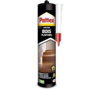 PATTEX Colle de fixation sans solvant, Colle acrylique ultra-puissante - Bois Plinthes, cartouche de 380g