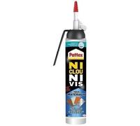 Pattex Colle de fixation Ni Clou Ni Vis - Multi-matériaux Intérieur & Extérieur - 326 g