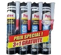Pattex colle fixation pl100 lot de 3 cartouche + 1 gratuite