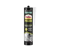 PATTEX Colle Fixation PRO200, mastic de fixation polymère à très fort maintien immédiat, intérieur et extérieur, coloris blanc , cartouche 480 g