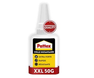 Pattex Colle Instantanée Extra Forte 50 g - Colle cyanoacrylate multi-matériaux pour plastique, métal, céramique, bois - Adhésif étanche à séchage rapide pour une précision professionnelle