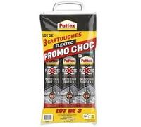 Pattex Colle joint int/ext polymere pattex flextec blanc cartouche 389gx3 Blanc G