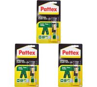 Pattex Colle spéciale textile, tube de 20 g de colle pour une tenue durable lors du collage de différents types de textiles (Lot de 3)