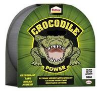 Crocodile Power PCPT6 Ruban adhésif argent (L x l) 30 m x 48 mm