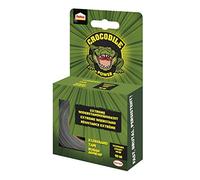 Pattex Crocodile Power Ruban adhésif double épaisseur - Résistance extrême - Pour réparations les plus difficiles - Pour différents matériaux - Noir - 1 x 10 m