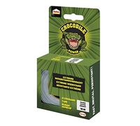 Pattex Crocodile Power Ruban adhésif solide double épaisseur, résistance extrême pour les réparations les plus difficiles, Duct Tape pour différents matériaux, argent, 1 x 10 m