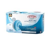 Pattex Déshumidificateur AERO 360° Neutral Tabs Recharge, réduit l'humidité et les mauvaises odeurs, 4x 450 g de tablettes de recharge pour le déshumidificateur AERO 360°.