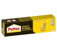 Pattex Kraftkleber Transparent, 50 g de colle super forte pour une utilisation universelle dans les locaux, très résistante à la chaleur, colle rapidement